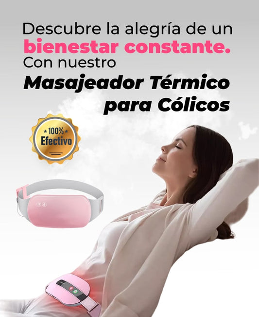 MASAJEADOR TERMICO PARA CÓLICOS MENSTRUALES PREMIUM: Alivio inmediato