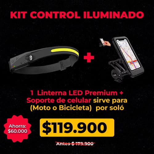 Linterna Led Premium ® 6 modos de luz