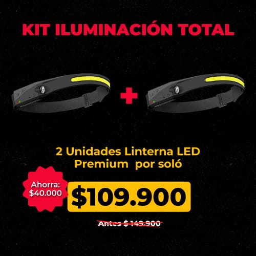 Linterna Led Premium ® 6 modos de luz